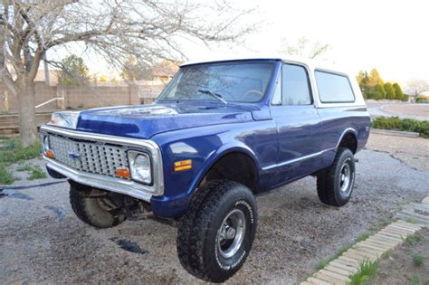1972 Chevrolet Blazer K10 57l 4x4 With 6 Lifted Restore Classic