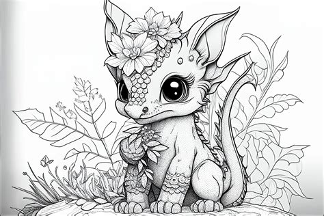 20 Cutest Baby Dragon Coloring Pages for Kids - Free Printable 2024