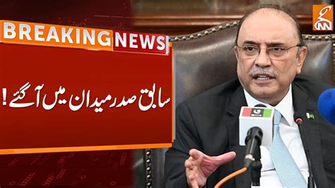 Asif Zardari In Action Asif Ali Zardari Important Statement