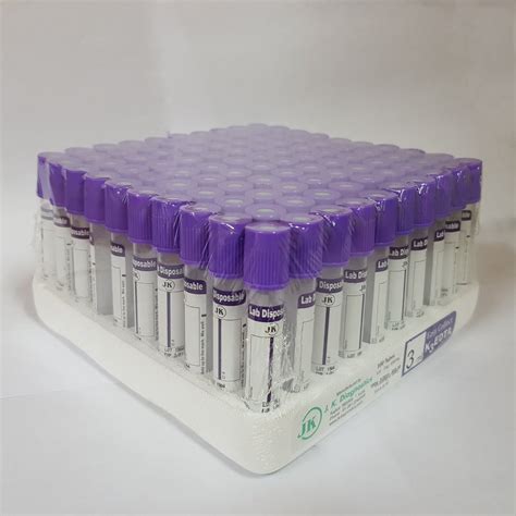 Plastic K2 EDTA Blood Collection Tubes For Laboratory At Rs 1 89 Piece