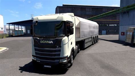 Euro Truck Simulator 2 Scania V8 Trucks Carries Packed Glass To Romania