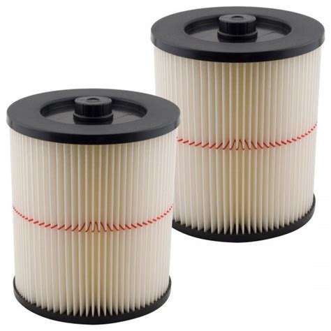 2 Pack Replacement Filters 17816 Compatible With Shop Vac Craftsman 9 17816 Fits Most 5 Gallon