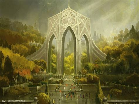 Selesnya Guildgate MtG Art From Guilds Of Ravnica Set By Dimitar