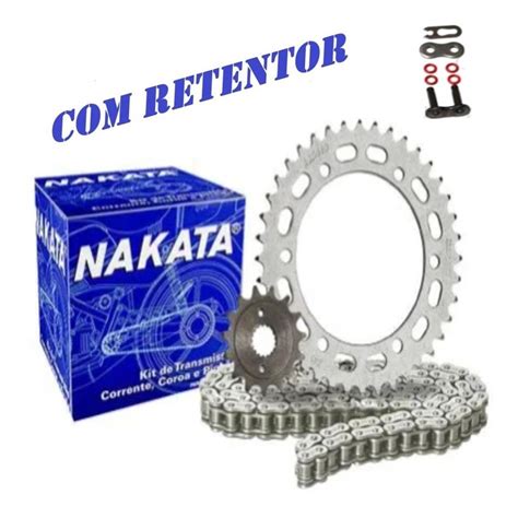 Kit Quite Relacao Transmissao Tracao Honda Nxr Bros 160 Xre 190 2015