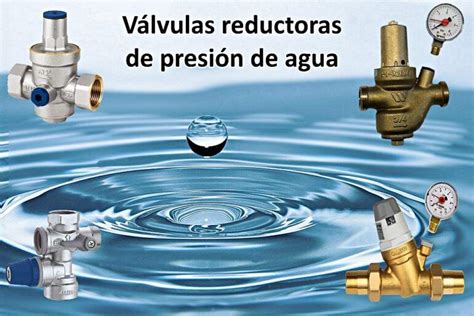 Válvula reductora de presión de agua para los aparatos de agua