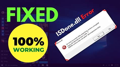 Isdone Dll Error Fix Windows How To Fix Isdone Dll Error