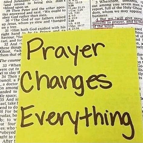 Prayer Changes Everything