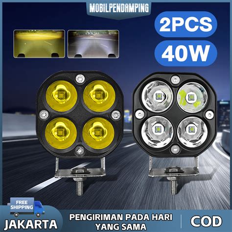 Lampu Sorot Tembak Led Bar Cwl Cree Titik Mata Watt Mobil Motor