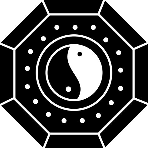 Isolated Ying Yang Glyph Icon 24471214 Vector Art At Vecteezy