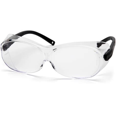 Pyramex S7510sj Ots Xl Safety Glasses Black Temples Clear Lens Full Source