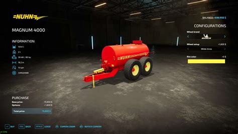 NUHN Slurry Spreaders V1 0 0 0 FS25 FS22 Mod