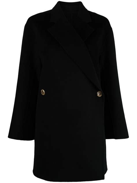 By Malene Birger Ayvia Double Breasted Wool Coat Reversible