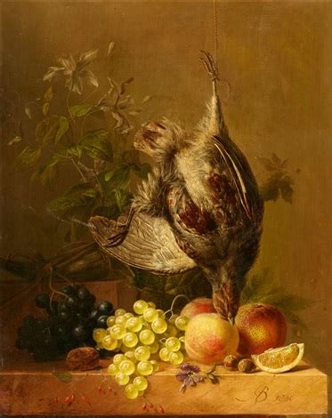 Still Life With Fruit Nuts And A Partridge By Arnoldus Bloemers On Artnet