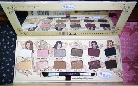 My Kichay Kit Review Thebalm Nude Tude Eyeshadow Palette Swatches