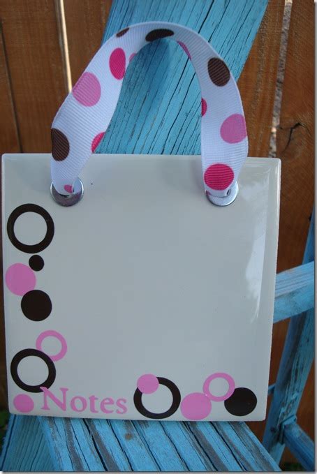 Mini dry erase boards from Bath Tiles | Miss Jenny's House of Sass