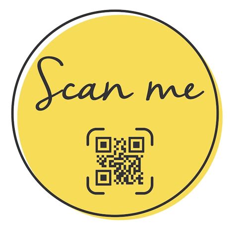 Code Qr Pour Smartphone Inscription Scannez Moi Avec L Ic Ne Du