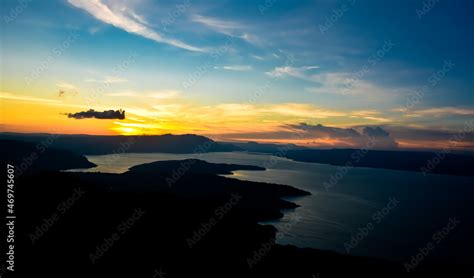 The beauty of Lake Toba which is a caldera lake comes from an ancient ...