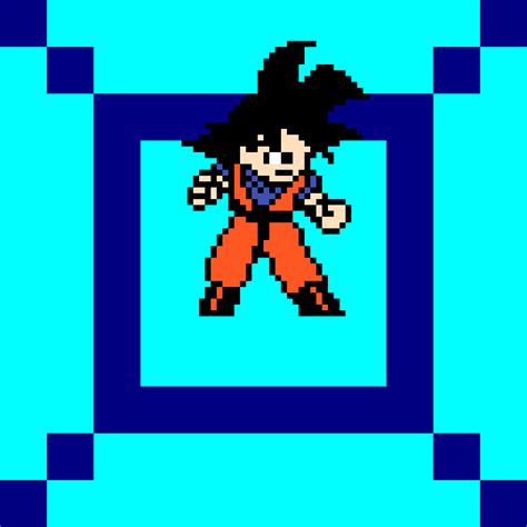 Pixilart Goku By Mega Gamer