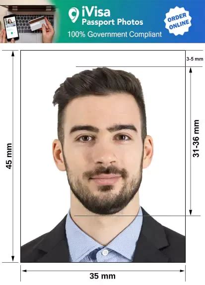 Indian Passport Size Photo Dimensions In Inches