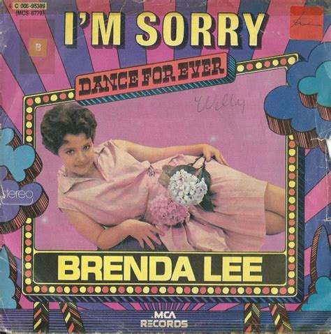 Brenda Lee – I'M Sorry (1975, Vinyl) - Discogs