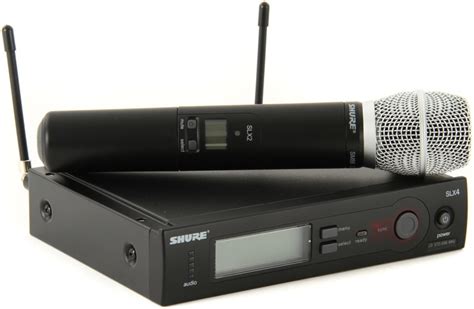 Shure Slx Sm Handheld Wireless System Sweetwater