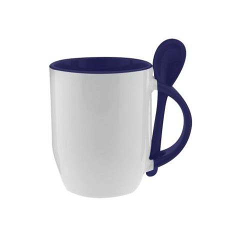 Taza Cuchara Bicolor Oz Distribuciones Joven S S A De C V