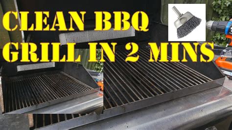 Cleaning A BBQ Grill In 2 Minutes Life Hack YouTube