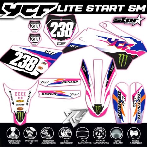 KIT DÉCO YCF START LITE SM 2016 2024 DECOGRAFIX