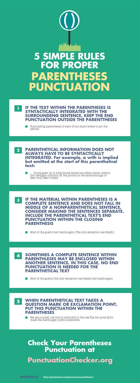 Parentheses Punctuation Checking Punctuation Checker