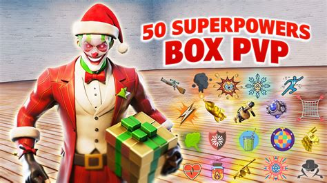 🦸‍♂️ 50 Superpowers Box Pvp Smdd Fortnite Creative Map Code