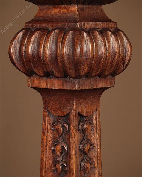 Antiques Atlas Carved Oak Standard Lamp C