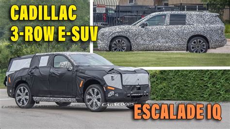 Electric Cadillac Optiq Row Vistiq Suv And Escalade Iq Spied On Test