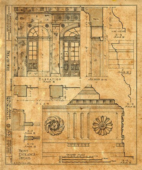 Old Architectural Drawings At Explore Collection