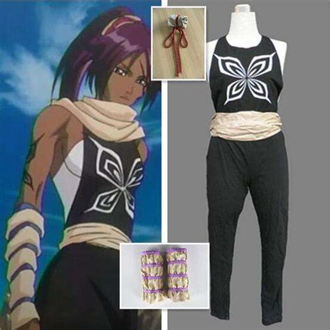 Bleach Shihouin Yoruichi Cosplay Halloween Costumes Cosplayware Up To 75 Off Free