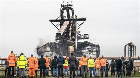 Iconic Landmark Redcar Blast Furnace Demolished After Dominating