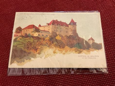 Ch Teau De Gruyeres Tolle Postkarte Mit Briefmarke Kaufen Auf Ricardo