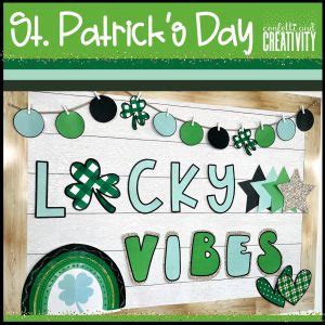 St. Patrick's Day Bulletin Board | Confetti & Creativity