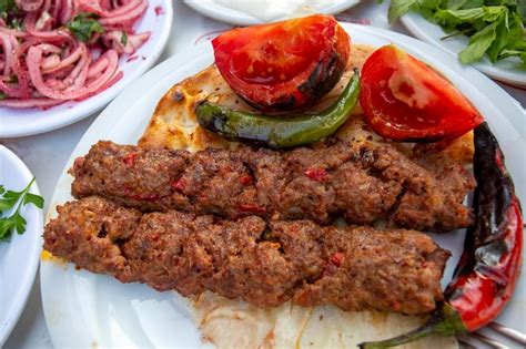 Premium Photo Traditional Delicious Turkish Foods Adana Kebab