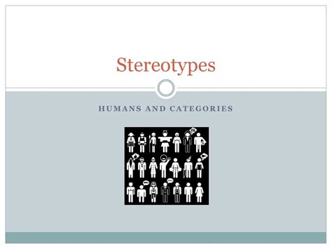 Ppt Stereotypes Powerpoint Presentation Free Download Id8843849