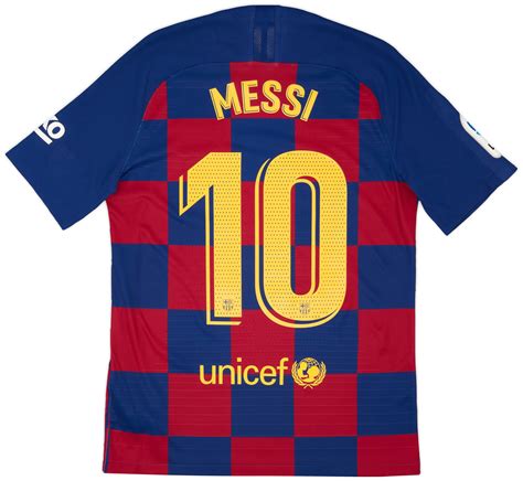 2019 20 Barcelona Authentic Home Shirt Messi 10 S