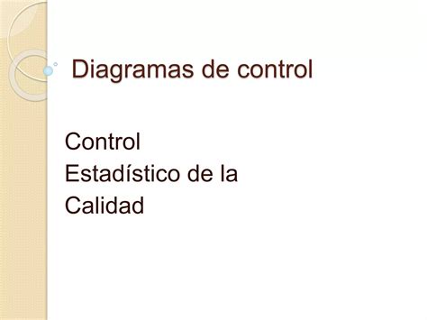 Diagramas De Control Ppt