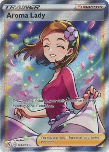 Aroma Lady 199203 Full Art Ultra Raro Pokemon Tcg Cuotas Sin Interés