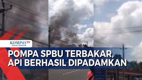 Pompa Pertamax Di Spbu Baledono Magelang Terbakar Begini Kronologinya