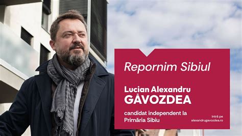 Alexandru G Vozdea Candidat Independent La Primaria Sibiu Youtube