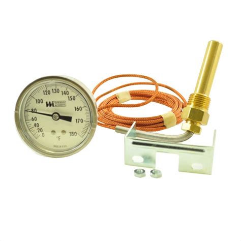 Temperature Gauge Panel Mount 20 To 180 F