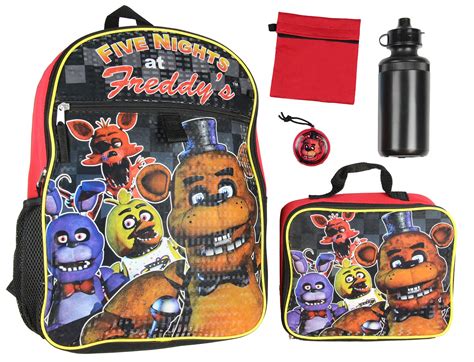 Snapklik Five Nights At Freddys Backpack Lunch Box Water