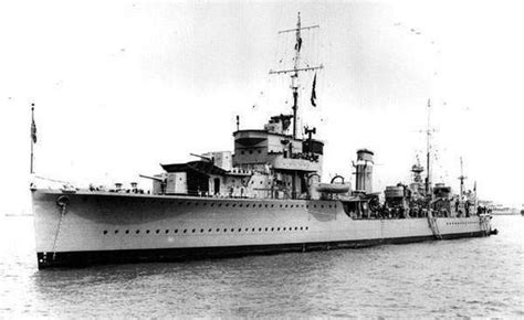 HMS Exmouth H02 Was An E Class Destroyer Flotilla Leader Built For