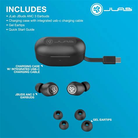 JLab Unveils JBuds ANC 3 True Wireless Earbuds: Enhanced Battery Life ...