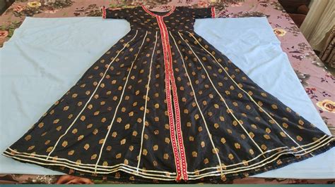 Anarkali Kurti Dress Cutting Stitching Front Open Anarkali Kurti