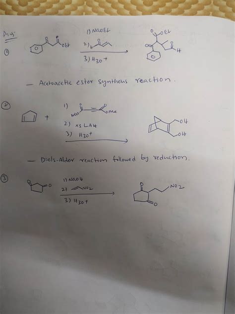 Solved Hello There I Am Struggling In Organic Chemistry Ii This